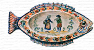 Quimper fish plate